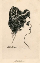 Kathleen, a Gibson Girl, c.1900